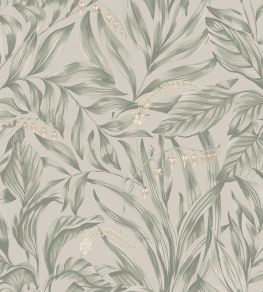 Elin Wallpaper by Sandberg Sage Green