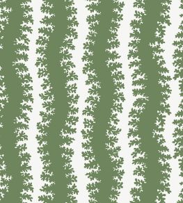 Elkhorn Stripe Wallpaper by Josephine Munsey Brookes Green/Ceiling White Elkhorn Stripe Wallpaper by Josephine Munsey Brookes Green/Ceiling White