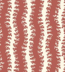 Elkhorn Stripe Wallpaper by Josephine Munsey Red Toppings/Clarke White Elkhorn Stripe Wallpaper by Josephine Munsey Red Toppings/Clarke White