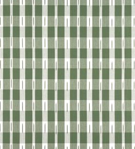 Ellastone Check Fabric by Thibaut Green Ellastone Check Fabric by Thibaut Green