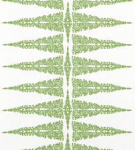 Ellery Stripe Fabric by Anna French Kelly on White Ellery Stripe Fabric by Anna French Kelly on White