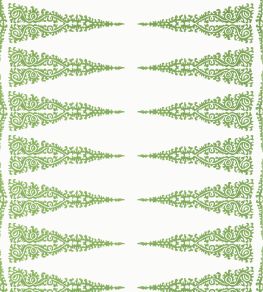 Ellery Stripe Wallpaper by Anna French Kelly on White Ellery Stripe Wallpaper by Anna French Kelly on White