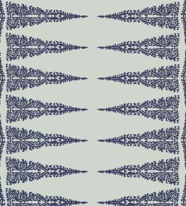 Ellery Stripe Wallpaper by Anna French Navy on Soft Teal Ellery Stripe Wallpaper by Anna French Navy on Soft Teal