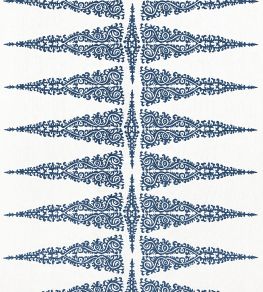 Ellery Stripe Fabric by Anna French Navy on White Ellery Stripe Fabric by Anna French Navy on White
