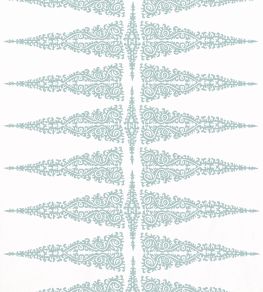 Ellery Stripe Fabric by Anna French Robin's Egg on White Ellery Stripe Fabric by Anna French Robin's Egg on White