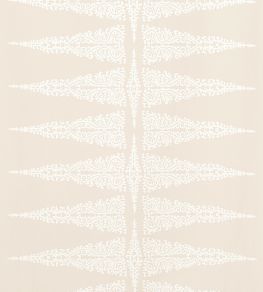 Ellery Stripe Fabric by Anna French White on Beige