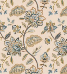 Elmswood Fabric by Mulberry Home Blue/Green