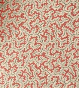Elney Fabric by Ian Sanderson Coral Elney Fabric by Ian Sanderson Coral