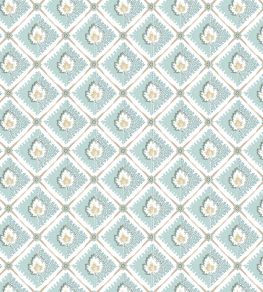 Elsie Fabric by Nina Campbell Aqua Elsie Fabric by Nina Campbell Aqua