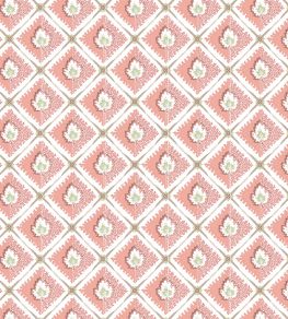Elsie Fabric by Nina Campbell Coral Elsie Fabric by Nina Campbell Coral