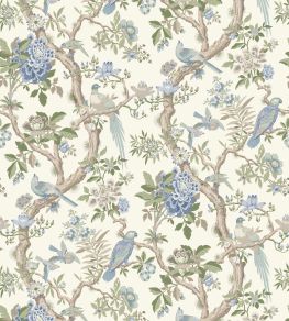 Eltham Wallpaper by GP & J Baker Blue