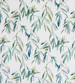 Elvey Velvet Fabric by Romo Kingfisher Elvey Velvet Fabric by Romo Kingfisher