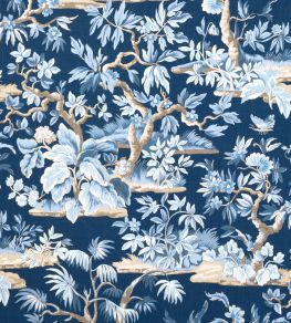 Elwood Fabric by Anna French Navy Elwood Fabric by Anna French Navy