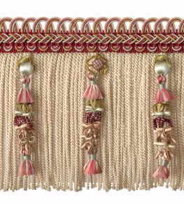 Embellished Bullion Fringe 130mm Trimming by Houles Rouge Cardinalis Embellished Bullion Fringe 130mm Trimming by Houles Rouge Cardinalis