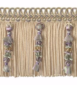 Embellished Bullion Fringe 130mm Trimming by Houles Vert Celadon Embellished Bullion Fringe 130mm Trimming by Houles Vert Celadon