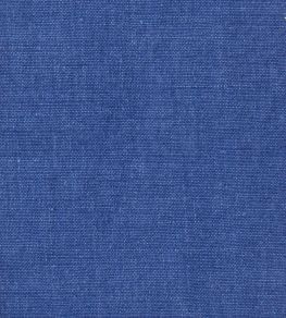 Emberton Linen Plain Fabric by Liberty Lapis