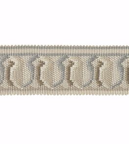 Embroidered Braid 30mm Trimming by Houles Blue Glacier Embroidered Braid 30mm Trimming by Houles Blue Glacier