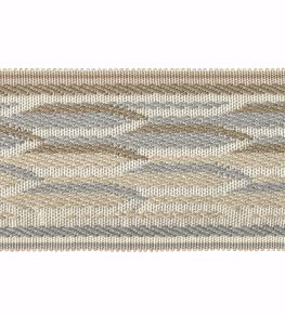 Embroidered Braid 60mm Trimming by Houles Blue Glacier Embroidered Braid 60mm Trimming by Houles Blue Glacier