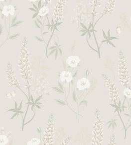 Emma Wallpaper by Sandberg Linen Emma Wallpaper by Sandberg Linen