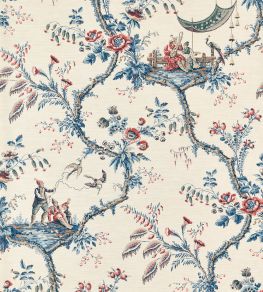 Emperors Musician Wallpaper by Zoffany Indigo Emperors Musician Wallpaper by Zoffany Indigo