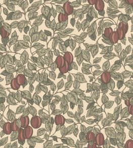 Emrik Wallpaper by Sandberg Burgundy Emrik Wallpaper by Sandberg Burgundy