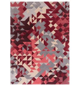 Enigma Rug by Asiatic Red Multi Enigma Rug by Asiatic Red Multi
