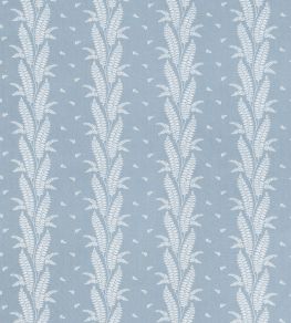 Ensbury Fern Fabric by Anna French Blue Ensbury Fern Fabric by Anna French Blue
