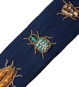 Ensemble Beaded Border Trimming by Samuel & Sons Sapphire Ensemble Beaded Border Trimming by Samuel & Sons Sapphire