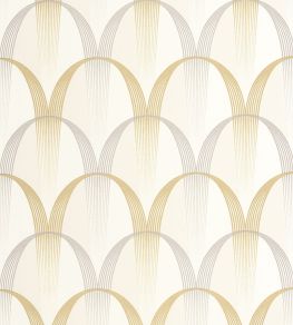Entree Des Artistes Wallpaper by Casadeco Blanc Calcaire / Gris Entree Des Artistes Wallpaper by Casadeco Blanc Calcaire / Gris