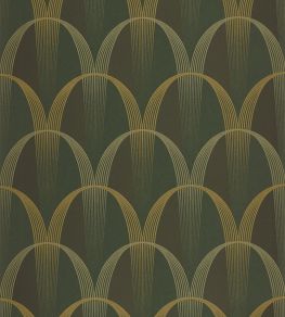 Entree Des Artistes Wallpaper by Casadeco Kaki / Or