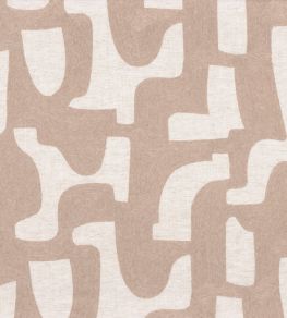 Entrelacs Fabric by Casamance Rose Poudre Entrelacs Fabric by Casamance Rose Poudre