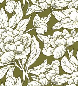 Envergure Wallpaper by Caselio Kaki Envergure Wallpaper by Caselio Kaki