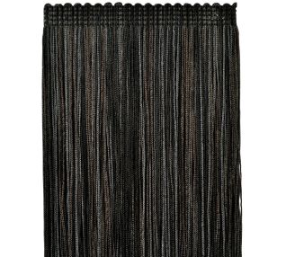 Era Chainette Fringe 200mm Trimming by Houles Charbon Era Chainette Fringe 200mm Trimming by Houles Charbon