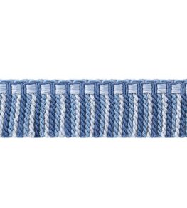 Esme Fringe Trimming by Thibaut French Blue and Sky