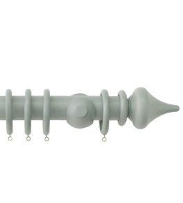 Estate 48mm Wooden Pole Mercury, Minaret finial Mercury