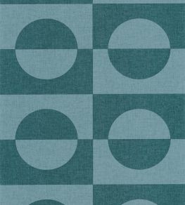 Etendu Wallpaper by Caselio Bleu Canard Etendu Wallpaper by Caselio Bleu Canard