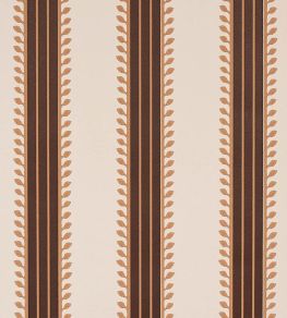 Etruscan Stripe Wallpaper by Schumacher Brown Etruscan Stripe Wallpaper by Schumacher Brown