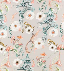 Euphoria Fabric by Romo Coral Island Euphoria Fabric by Romo Coral Island