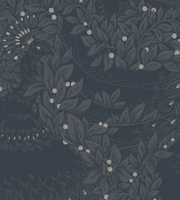 Evelina Wallpaper by Sandberg Indigo Blue Evelina Wallpaper by Sandberg Indigo Blue