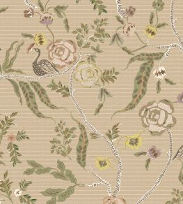Eversley Fabric by Parker & Jules Coral Moss Eversley Fabric by Parker & Jules Coral Moss