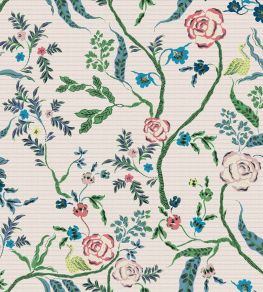 Eversley Wallpaper by Parker & Jules Jade Rose Eversley Wallpaper by Parker & Jules Jade Rose