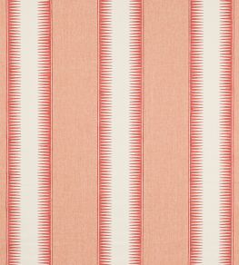Ezra Stripe Fabric by Jane Churchill Red Ezra Stripe Fabric by Jane Churchill Red