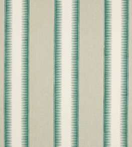 Ezra Stripe Fabric by Jane Churchill Teal Ezra Stripe Fabric by Jane Churchill Teal