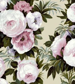 Fabiola Bloom Fabric by Arley House Pink