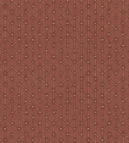 Facet Wallpaper by Eijffinger Rust Red Facet Wallpaper by Eijffinger Rust Red