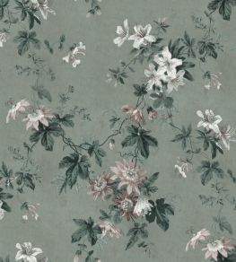 Faded Passion Mural by Sandberg Sage Green Faded Passion Mural by Sandberg Sage Green