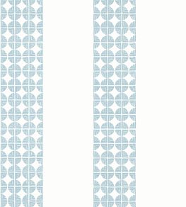 Fairmont Stripe Wallpaper by Anna French Soft Blue