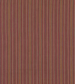 Falconer Stripe Fabric by Mulberry Home Plum Falconer Stripe Fabric by Mulberry Home Plum