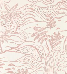 Falling Foss Wallpaper by Scion Dusk Pink Falling Foss Wallpaper by Scion Dusk Pink