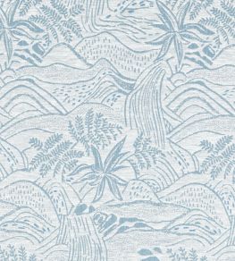 Falling Foss Weave Fabric by Scion Mist Falling Foss Weave Fabric by Scion Mist